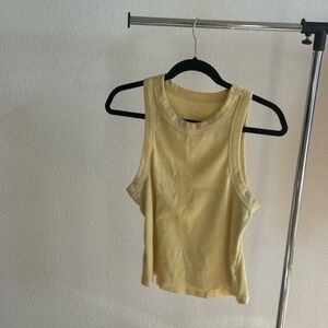 Women’s yellow tank top